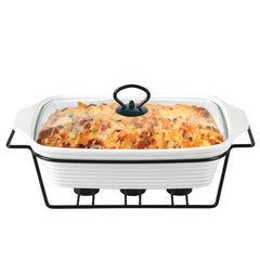 Masflex By Winland 2.5L Rectangular Food Warmer with Stand-CX-71