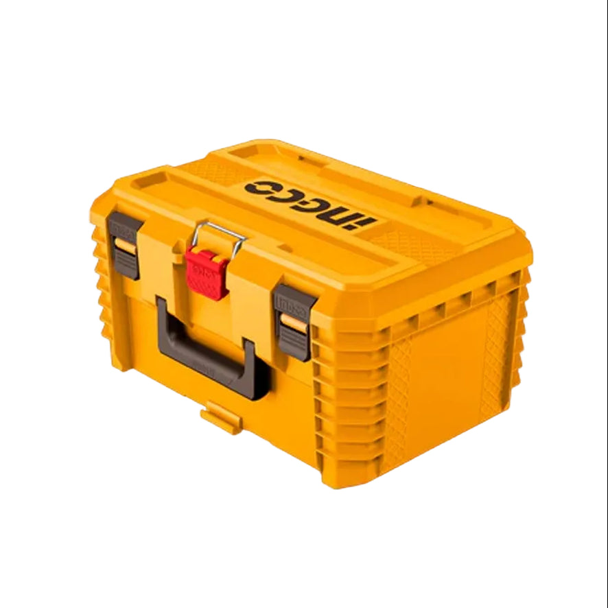 Ingco by Winland 19 inches Deep Stackable Tool Box with Plastic Clasps Buckle PBXS103