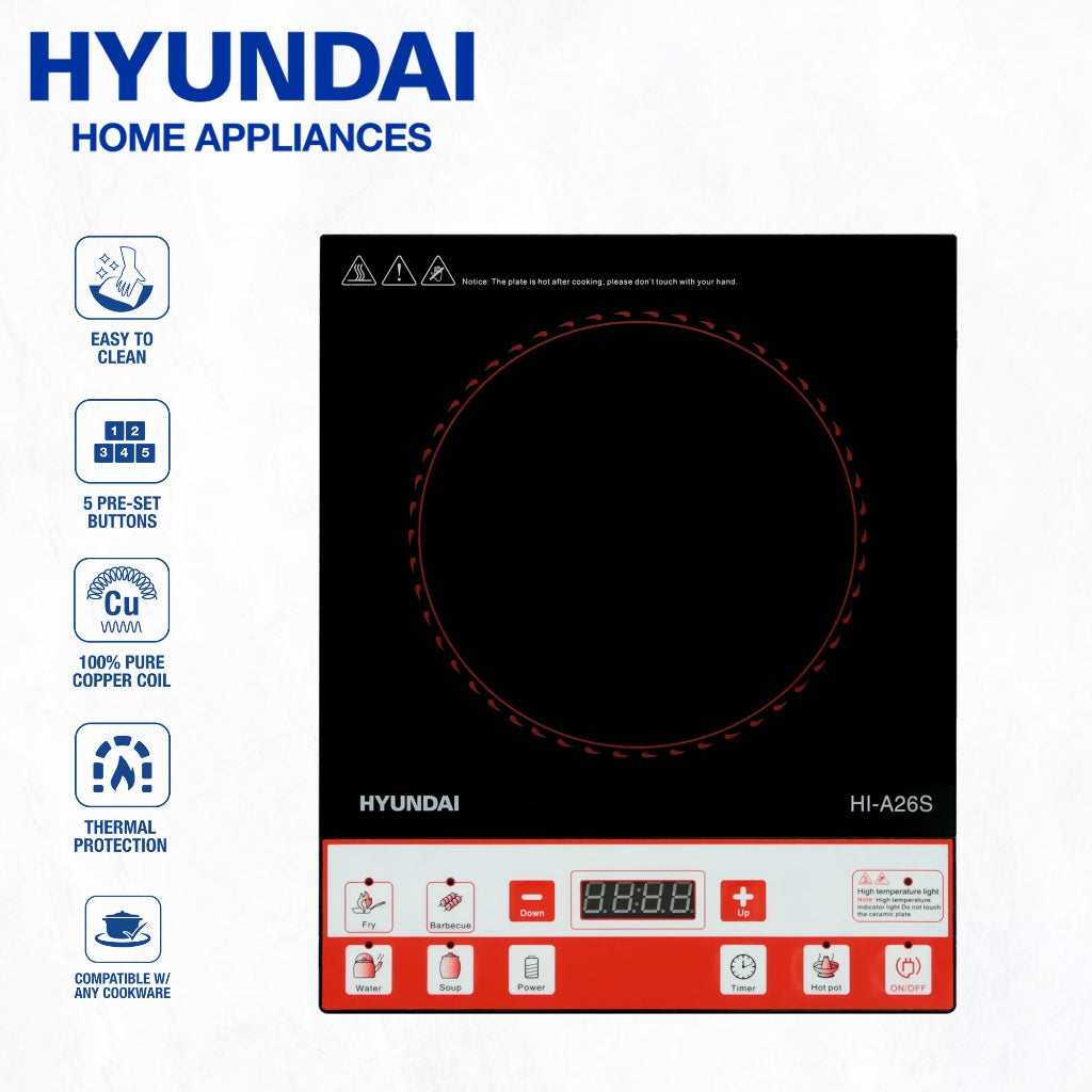 Hyundai by Winland Infrared Cooker with 5 Preset Cooking Modes 2000W