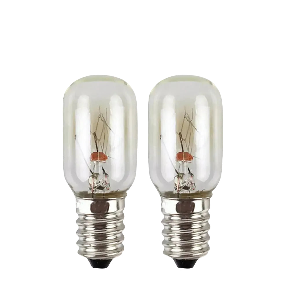 Omni by Winland Refrigerator Bulb E12|E14| E27 Himalayan Salt Freezer Light [Twin Pack]