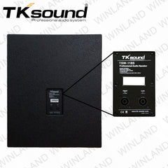 TK Sound by Winland Professional Audio Speaker – Single 18" Passive Subwoofer 1400W - TSW-118S