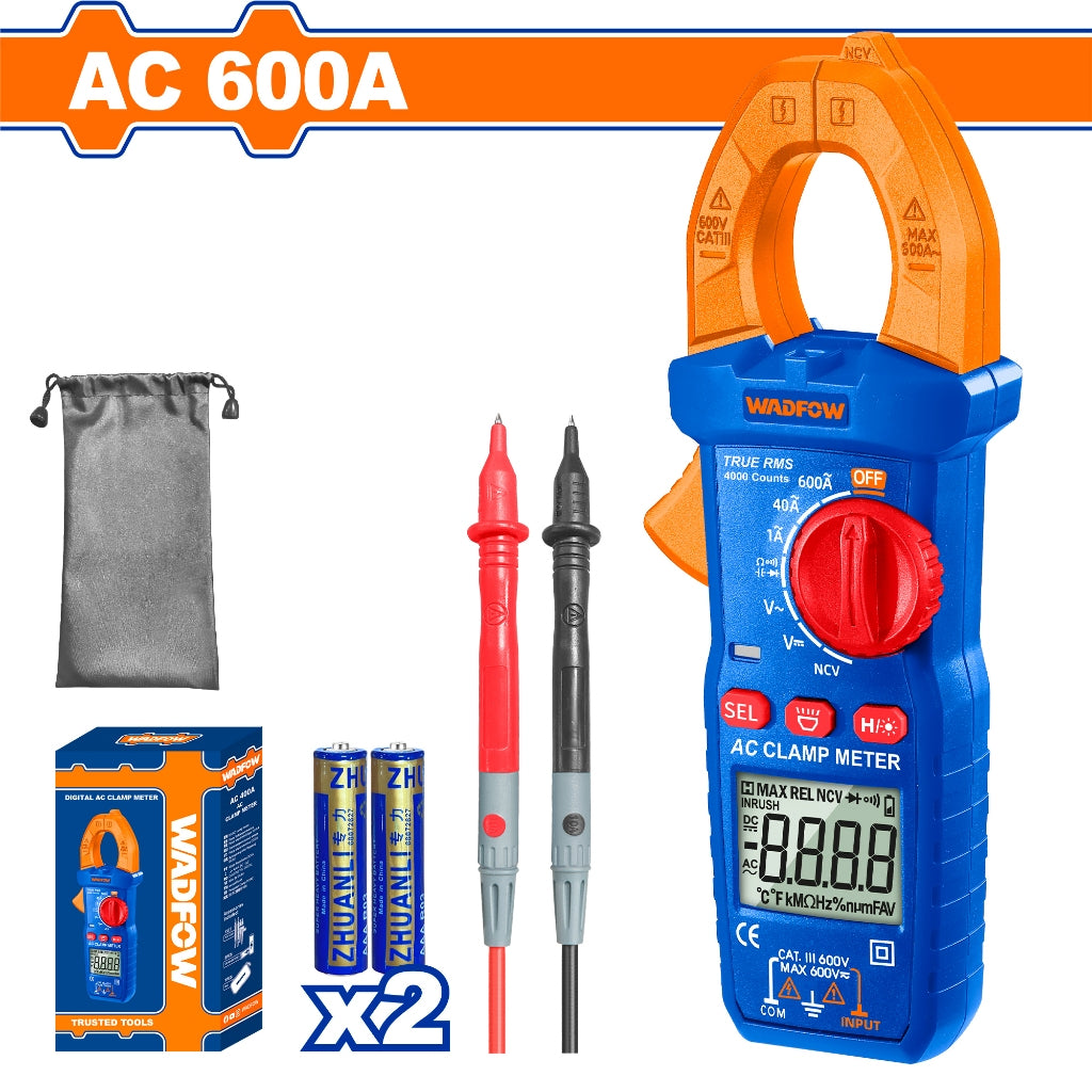 Wadfow by Winland Digital Clamp Meter AC/DC Current Tester (WPT)