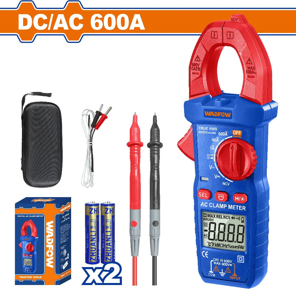 Wadfow by Winland Digital Clamp Meter AC/DC Current Tester (WPT)