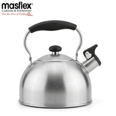 Masflex by Winland Induction Whistling Kettle Stainless Steel Satin Finish