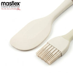 Masflex by Winland Baking Utensils Silicone Brush and Spatula Set - CL-0418