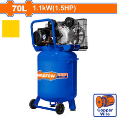 Wadfow Vertical Air Compressor Belt Driving System 70L/100L (WPT)