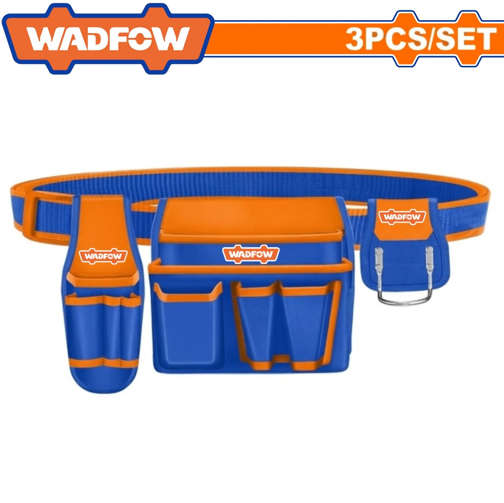 Wadfow by Winland 3Pcs/Set Heavy Duty Pouch Belt Tool Bag Organizer Storage WTG2107 WAD-HT