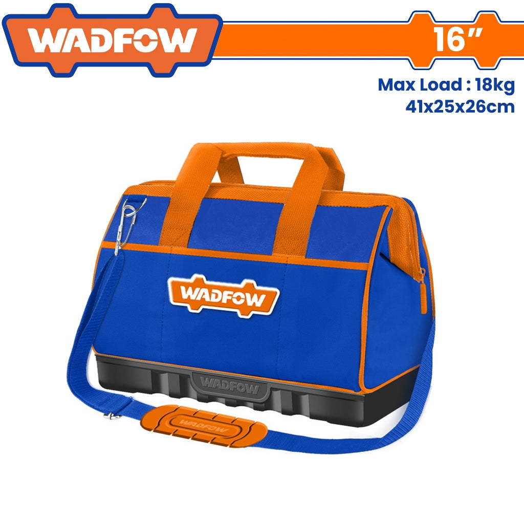Wadfow by Winland Heavy Duty Tool Bag 16" Max load 18kg WTG3216 WAD-HT