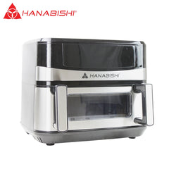 Hanabishi by Winland 10.5L Digital Dual Air Fryer 10 Cooking Program Functions 2400W-HDAIRFRY-105SS