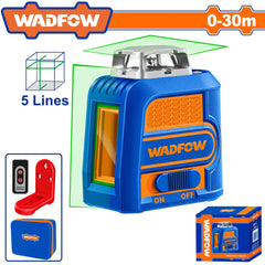 Wadfow by Winland 0-30m Self-Leveling Line/Green Laser Beam Level WLE2M05 WAD-PT
