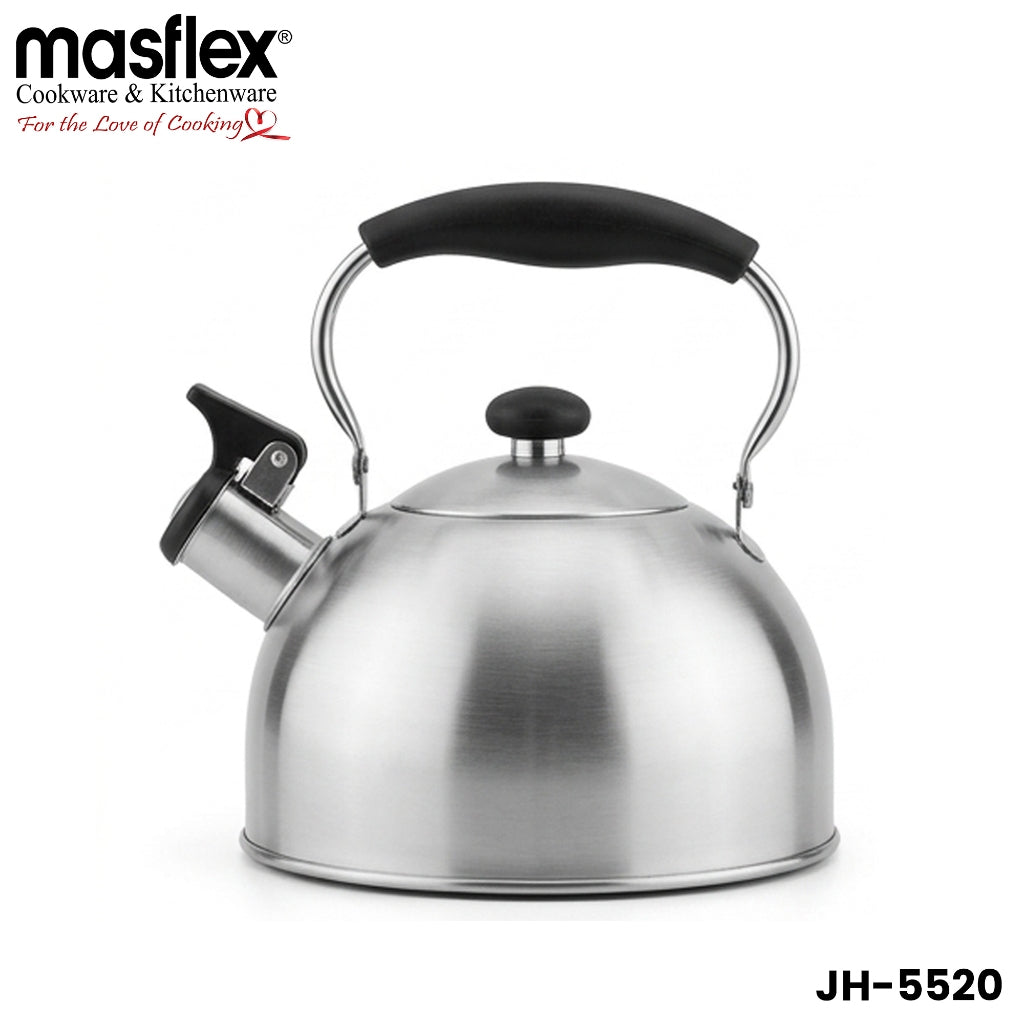 Masflex by Winland Induction Whistling Kettle Stainless Steel Satin Finish