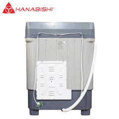 Hanabishi by Winland Twin Tub Washing Machine  Anti-Winding 9kg Capacity with Dryer HWM590GRY