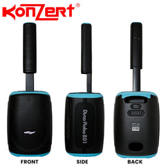 Konzert by Winland Portable Column Party box Speaker w/ Wireless Microphone 2800w - DISCO ROBO 801