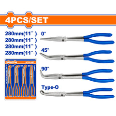 Wadfow 4 Pcs Long Nose Pliers Set WPS0644 (WHT)