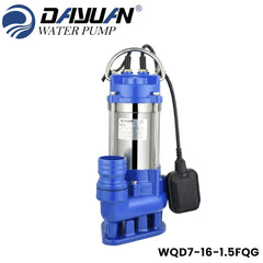 Dayuan by Winland Heavy Duty Submersible Sewage Pump 1.5HP & 2HP /220V/60Hz - WQD7-FQG
