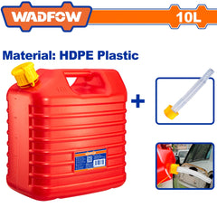 Wadfow by Winland 10 Liters Jerry Can Plastic Container with Gas Sprout 29x18.5x32cm WQY2310 WAD-HT