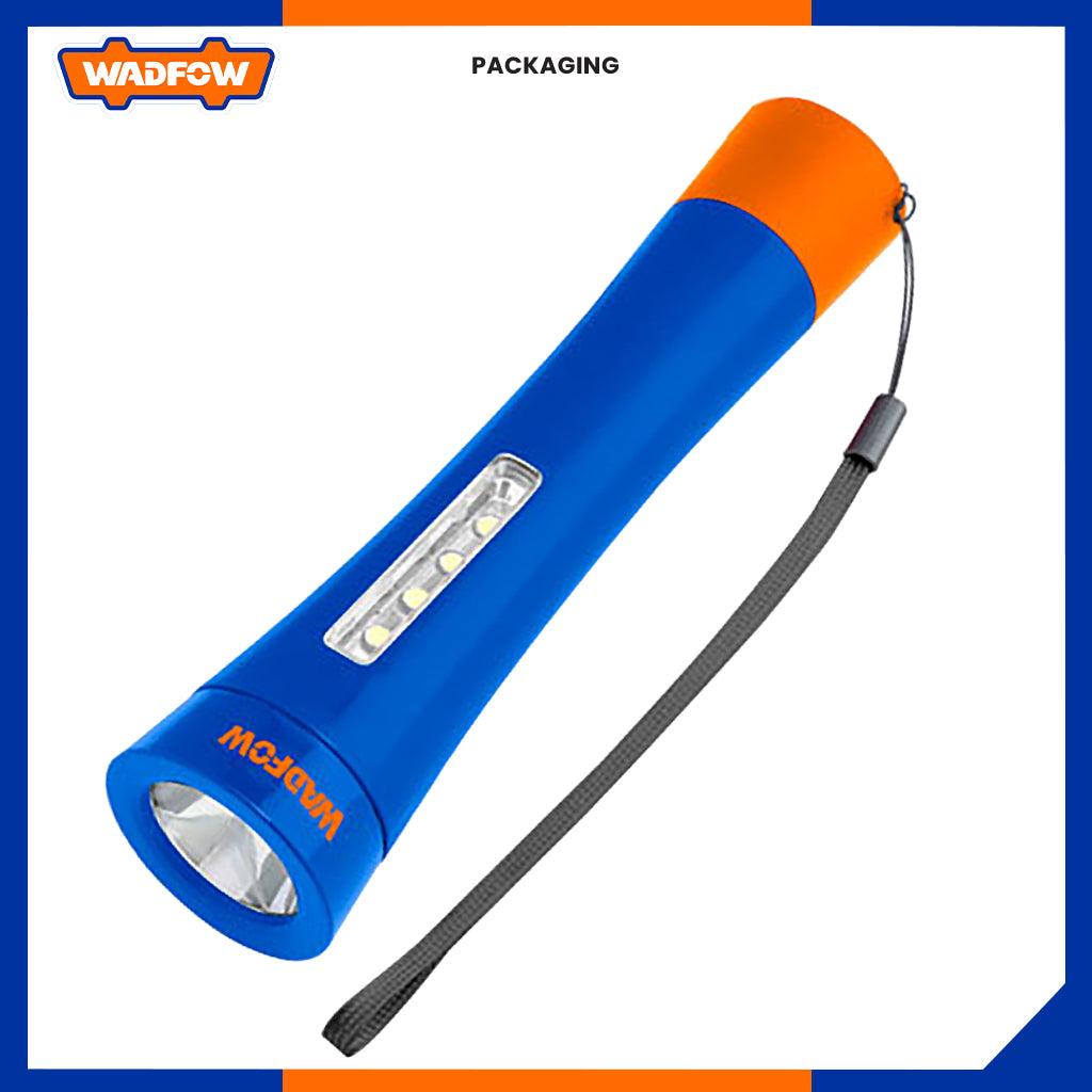 Wadfow Emergency Flashlight with Strong plastic body 35Lumens WFL10035