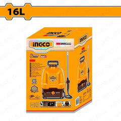 Ingco by Winland P20S/20V 16L Lithium-Ion Knapsack Garden Disinfectant Backpack Sprayer CSPLI2016