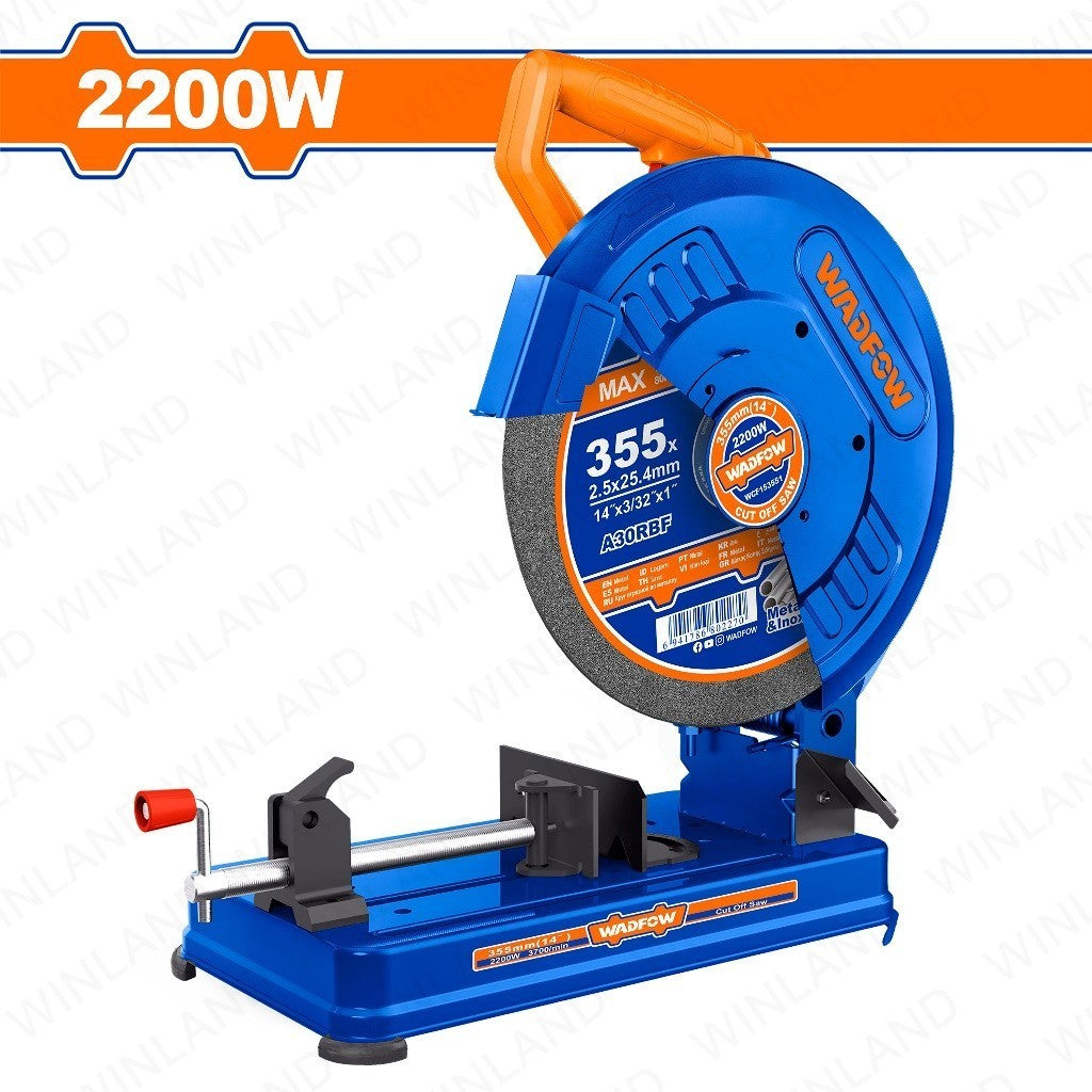 Wadfow by Winland Industrial Cut Off Saw Machine (2200W / 220-240V~50/60Hz) WCF153558 WAD-PT