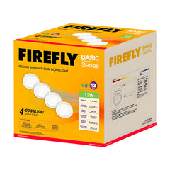Firefly by Winland 12 Watts Round Recessed Slim LED Downlight WarmWhite/DayLight - V40EDL2136