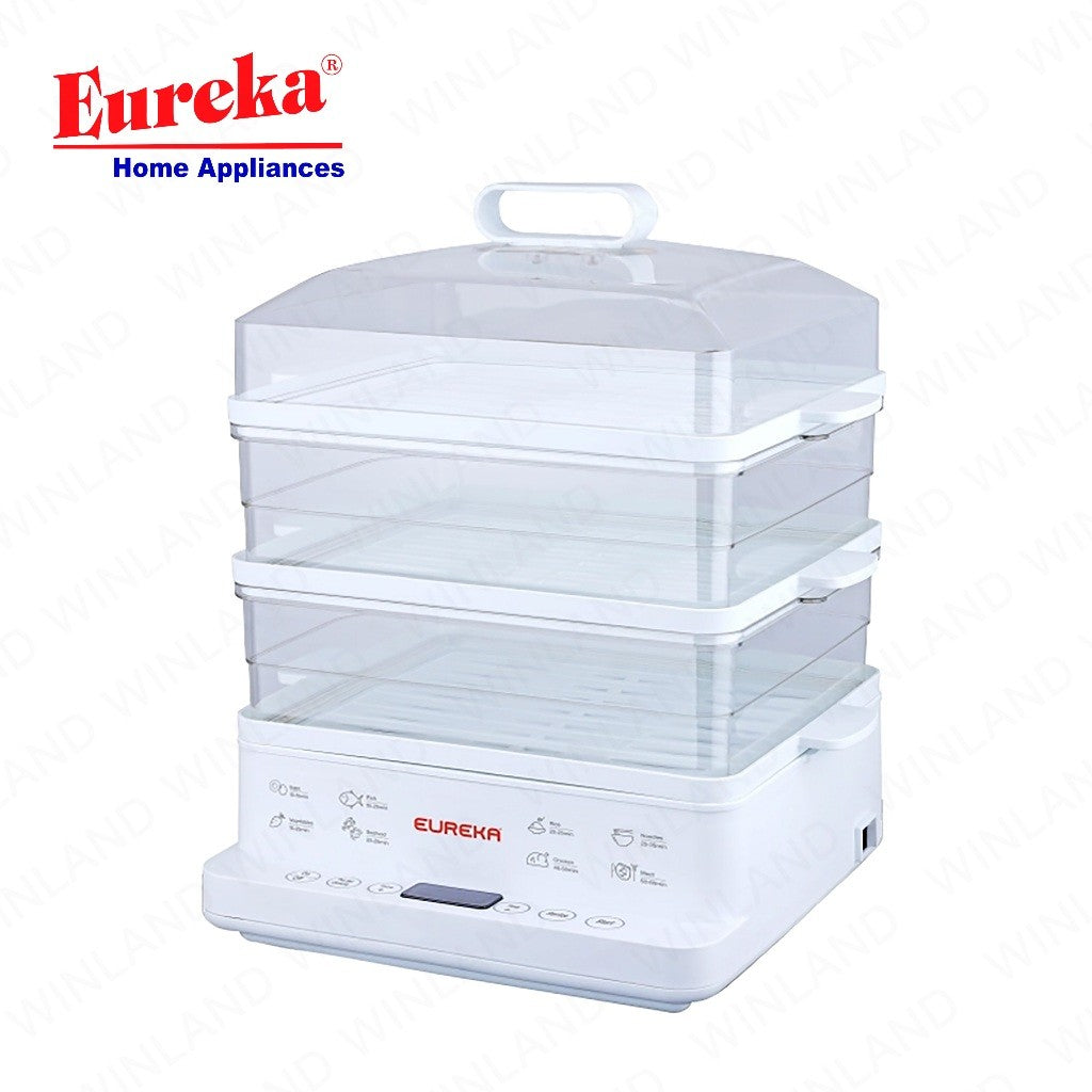 Eureka by Winland 24L Smart Chef Pro Electric Food Steamer 3Layers Smart Touch Panel 1200W EFS-24L