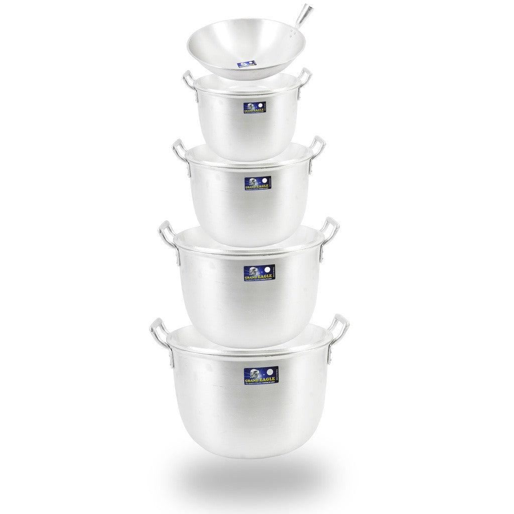 Grand Eagle by Winland Special heavy duty Thick Aluminum 9pcs Cookware Set LKY-09