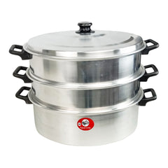 Sparrow by Winland 3 Layer Stainless Big Siomai Siopao Dimsum Puto Steamer Set w/ Free Tongs