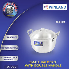 Grand Eagle by Winland Cookware Thick Aluminum Small Kaldero with Double Handle Pot Kitchenware