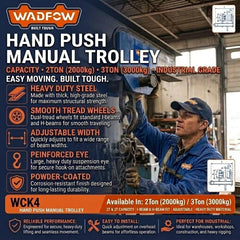 Wadfow Hand Push Manual Trolleys (WHT)