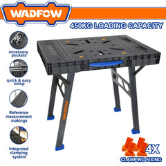 Wadfow Multi-Sided Folding Versatile Worktable (WHT)