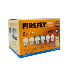 Firefly by winland Basic Series 6pcs LED A- Bulb 5watts